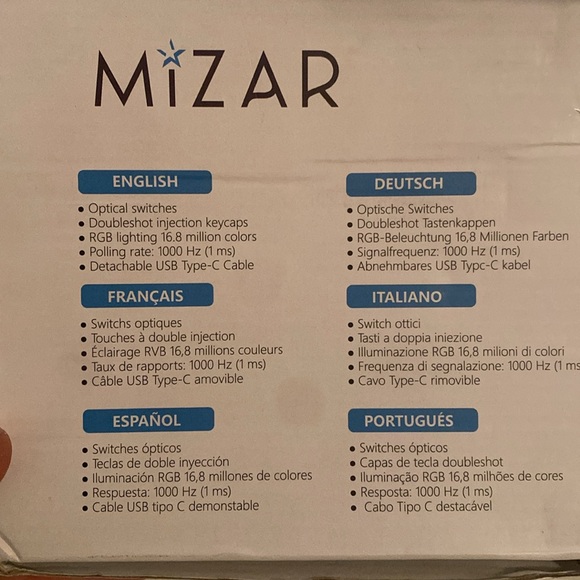 Mizar Gaming Keyboard - Picture 5 of 5